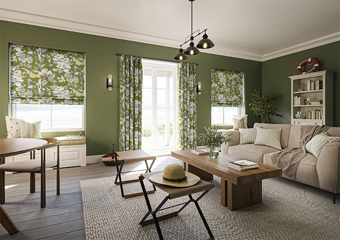 Lavish, Moss - Roman Blind - Image 6